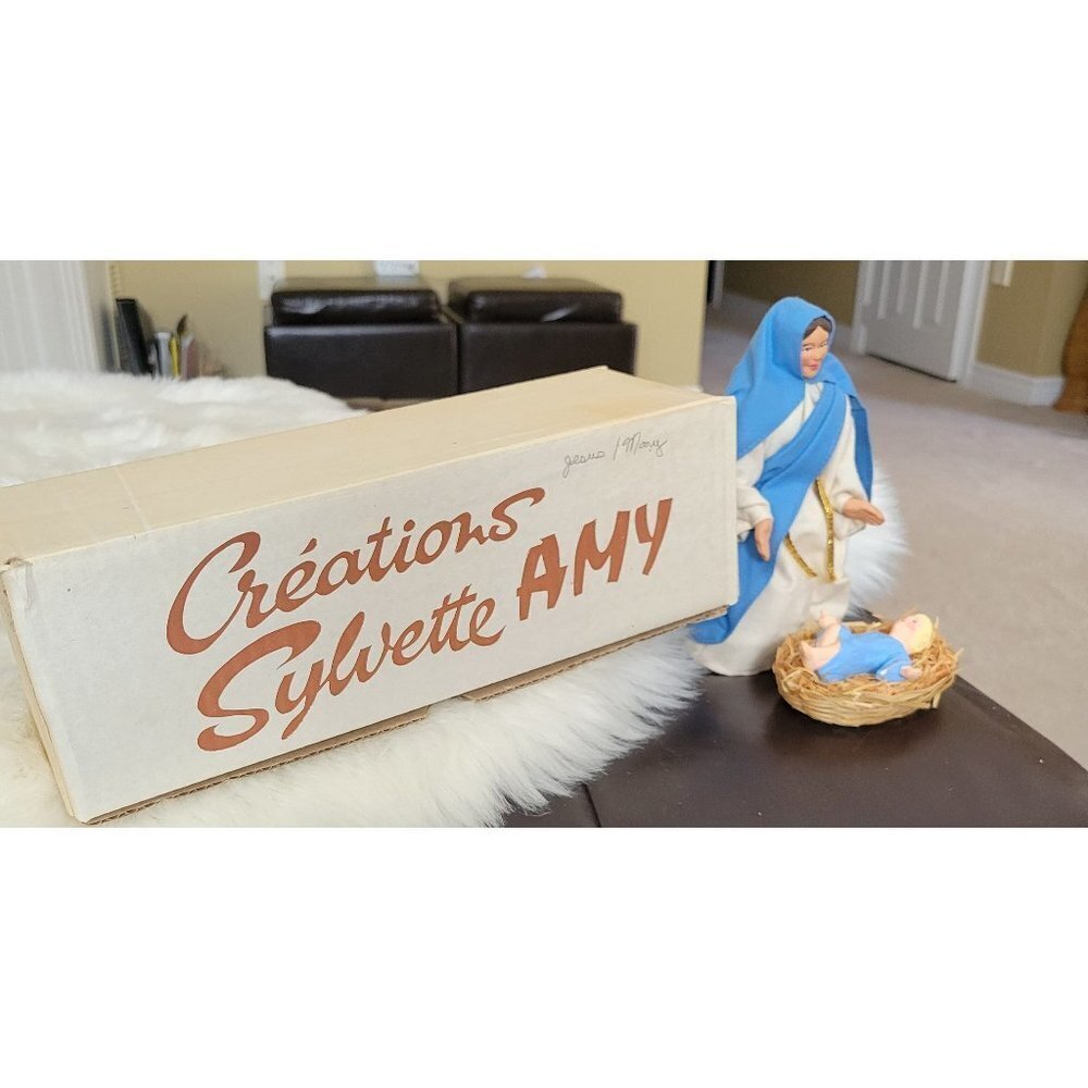 Creations Sylvette Amy Mary and  Baby Jesus